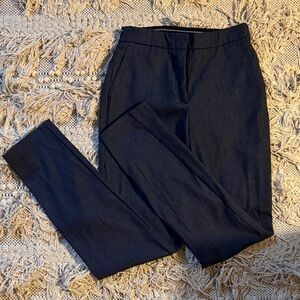 Dark Blue Slim Fit Stretch Trousers